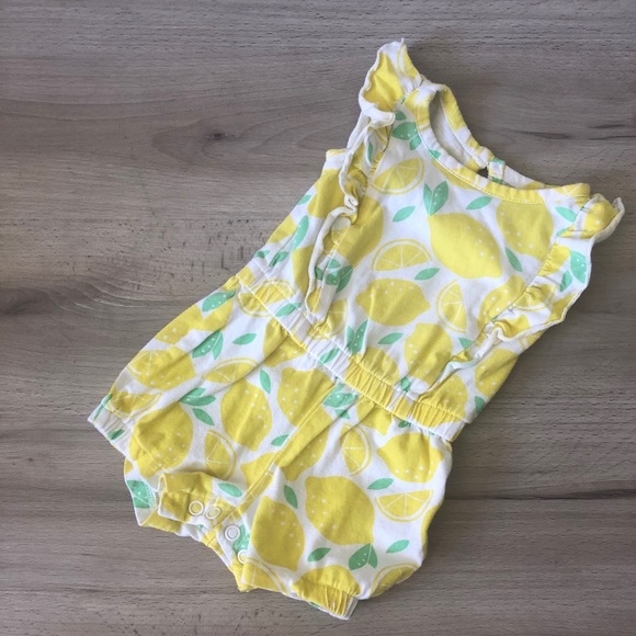 Lemon baby romper - Picture 2 of 3